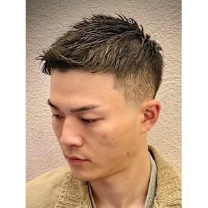 メンズショート　フェード - ヒロ銀座バーバーショップ難波店【ヒロギンザバーバーショップナンバテン】掲載中