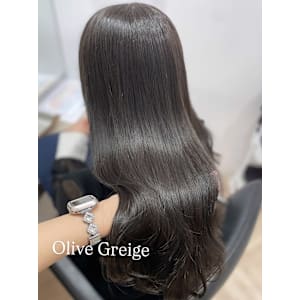 オリーブグレージュ - 【全席半個室サロン】髪質改善N° sopo 札幌/share salon JAM札幌【ゼンセキハンコシツサロン カミシツカイゼン ナンバー ソポサッポロ シェアサロン ジャムサッポロ】掲載中