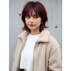 チェリーレッド/バーガンディ/シャギー/くびれカット - FURUSHO 苦楽園【フルショウクラクエン】掲載中