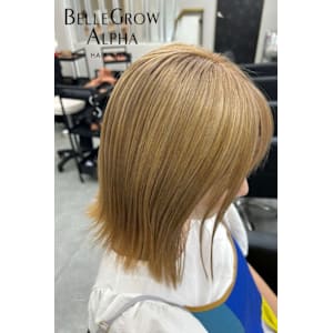 カット＋カラー - BELLE GROW ALPHA HAIR&NAIL【ベルグローアルファヘアアンドネイル】掲載中