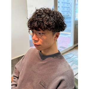 波巻きパーマ　ツーブロック　刈り上げ - MEN'S SALON alfRed 瑞穂店【メンズサロン アルフレッド ミズホテン】掲載中