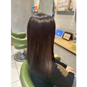 ロング×髪質改善カラー - EARTH/M 新小岩店【ヘアメイクアースモード  シンコイワテン】掲載中