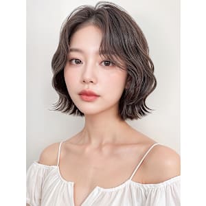 暗髪抜け感ウェットヘア前髪パーマこなれボブp1　リタッチカラ - COVER HAIR bliss 【カバー ヘア ブリス】川口/ららテラス川口東口駅前店【カバー ヘア ブリス カワグチララテラスカワグチヒガシグチエキマエテン】掲載中
