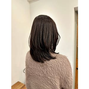 池袋　髪質改善 レイヤー 外ハネミディ ラベンダーグレー♪ - LILIANA【リリアーナ】掲載中