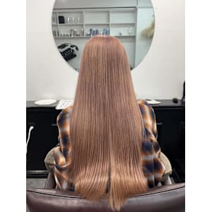 サーモンピンクカラー/ピンクカラー/ハイトーンカラー/元町 - AO。【アオ】掲載中