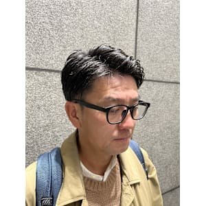 銀座　理容室　アイロンパーマ　サイドフィット - ヘアーモードキクチ 銀座店【ヘアーモードキクチ】掲載中