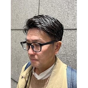 銀座　理容室　アイロンパーマ　サイドフィット - ヘアーモードキクチ 銀座店【ヘアーモードキクチ】掲載中