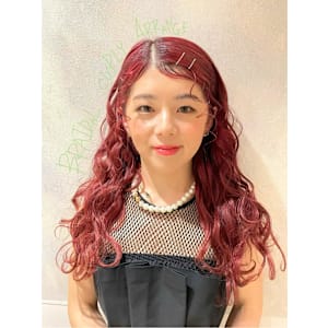 結婚式お呼ばれヘア/カーリーヘア/タイトアレンジ/石川町 - AO。【アオ】掲載中