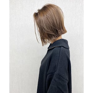 【kiji】ラフ質感な切りっぱなしボブ。＃久屋大通＃丸の内＃