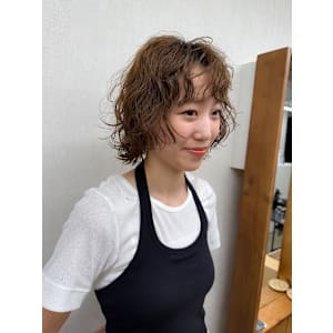 【kiji】ラフ質感な大人パーマ＃久屋大通＃丸の内＃高岳＃泉