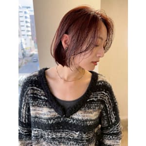 【kiji】大人ショート×暖色カラー＃久屋大通#丸の内＃伏見