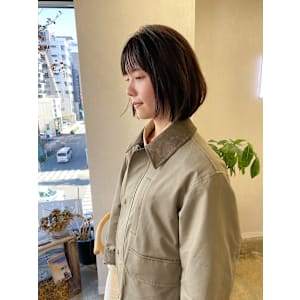 【kiji】乾かしてバームをつけるだけの大人ボブ。＃久屋大通