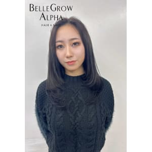 カット＋カラー - BELLE GROW ALPHA HAIR&NAIL【ベルグローアルファヘアアンドネイル】掲載中