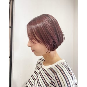 ピンクブラウン×ボブ - gisele arai【ジゼル アライ】掲載中