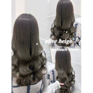 ブリーチなしオリーブベージュ＊rina/小顔/大須 /栄 - Lilme【リルミー】掲載中