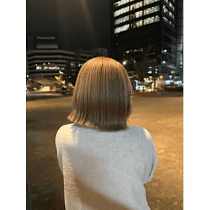 ベージュカラー［酸性ストレート/ヘアセット] - re’ll*花屋併設の美容院*【リル】掲載中