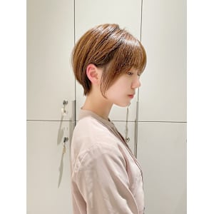 大人丸みショート/丸みショート/小顔カット
