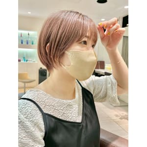 小顔ショートボブ//ピンクベージュ - Ruset【ルセット】掲載中