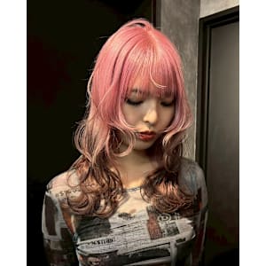 ルーツカラー　デザインカラー　ケアブリーチカラー　姫レイヤー - Null 表参道本店 デザインカラー/ダブルカラー【ヌル】掲載中