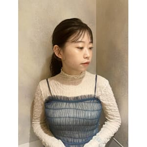 顔まわりカット/オリーブカラー/オリーブグレージュ - AO。【アオ】掲載中