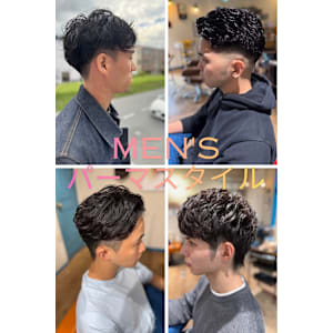 矢作のメンズパーマスタイル