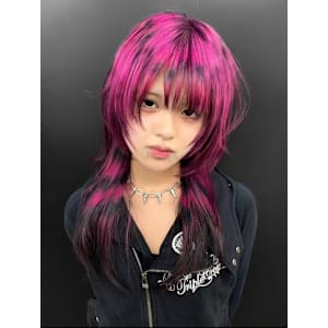 オーダーメイド　デザインカラー　ケアブリーチカラー　ウルフ - Null 表参道本店 デザインカラー/ダブルカラー【ヌル】掲載中