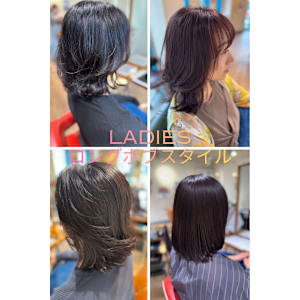 YASAKU’sレディースロングボブスタイル - ao.tokyo 二子玉川美容室【アオトーキョー フタコタマガワビヨウシツ】掲載中