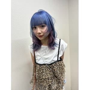 インナーカラー　デザインカラー　ケアブリーチカラー　ウルフ - Null 表参道本店 デザインカラー/ダブルカラー【ヌル】掲載中