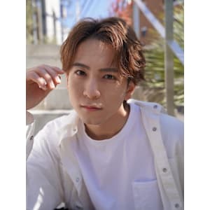 ニュアンスセンターパートフェザーパーマ - QOL mens salon 円山【クオル メンズサロン マルヤマ】掲載中