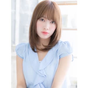 大人可愛いシースルーバングくすみベージュ　シャギー - mod's hair【モッズヘア】上尾/上尾西口店【モッズヘア アゲオ アゲオニシグチテン】掲載中