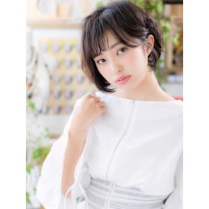 シースルーバングくせ毛風シンプルショート　エアウェーブパーマ - COVER HAIR bliss【カバーヘア ブリス】志木/志木南口駅前店【カバーヘア ブリス シキ シキミナミグチエキマエテン】掲載中