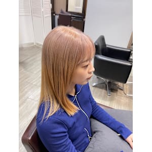 シアーベージュ・ナチュラルストレート