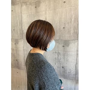 前下がりショートボブ×ハイライト《ARCH CHIAKI》 - ARCH【アーチ】掲載中