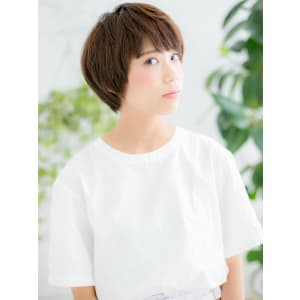 マロンベージュ×オン眉ショートボブ - 個室サロンZayn.salon (ゼイン) 髪質改善 /ダブルカラー 札幌大通【コシツサロンゼイン サロン ゼイン カミシツカイゼン ダブルカラー サッポロオオドオリ】掲載中