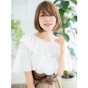 ハニーベージュのワンカールミニボブ - 個室サロンZayn.salon (ゼイン) 髪質改善 /ダブルカラー 札幌大通【コシツサロンゼイン サロン ゼイン カミシツカイゼン ダブルカラー サッポロオオドオリ】掲載中