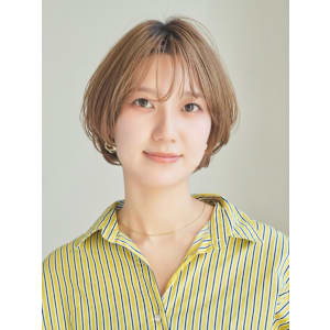 ショート・ボブ/丸顔/前髪あり/絶壁解消/40代/50代/ - INCEPTION  GINZA 銀座【インセプション】掲載中