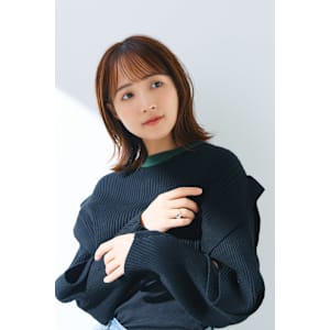 小顔ヘア×透明感カラー［恵比寿駅/髪質改善/グレージュ］
