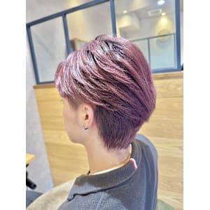 毛流れメンズ★カシスバイオレット - 半個室型美容室 Sourire 新宮店【ハンコシツガタビヨウシツ スーリール シングウテン】掲載中