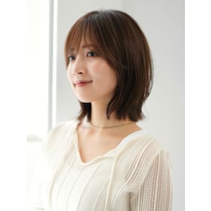 前下がりショート・ボブ/絶壁解消/前髪あり/40代/30代 - INCEPTION  GINZA 銀座【インセプション】掲載中