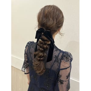 お呼ばれアレンジ