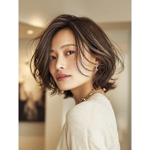 ショートレイヤー/ボブ/顔まわりカット/ブラウンアッシュ - neu【ノイ】スマートサロン【ノイ】掲載中