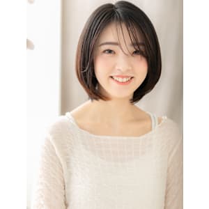 リタッチカラーグレーブラウン大人美人黒髪丸みボブ30代40代 - COVER HAIR bliss【カバーヘア ブリス】戸田公園/戸田公園西口店【カバーヘアブリス トダコウエン トダコウエンニシグチテン】掲載中