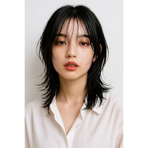 黒髪/ミディアムヘア/小顔/髪質改善/似合わせカット - Melva【メルバ】掲載中