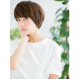 マロンベージュ×オン眉ショートボブ - 髪質改善 完全完結型個室サロン people[  ] 勝どき 美容室NEW OPEN 12月1日【カミシツカイゼンカンゼンカンケツガタコシツサロン ピープルスペースカチドキ ビヨウシツ】掲載中