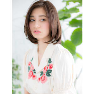 かきあげバング×Aラインボブe - 髪質改善 完全完結型個室サロン people[  ] 勝どき 美容室NEW OPEN 12月1日【カミシツカイゼンカンゼンカンケツガタコシツサロン ピープルスペースカチドキ ビヨウシツ】掲載中