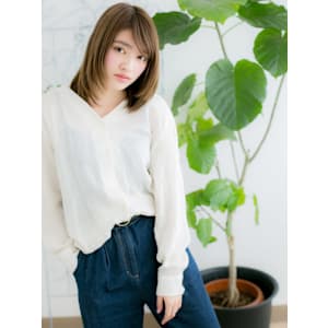 メルトカラーでワンカールボブd - 髪質改善 完全完結型個室サロン people[  ] 勝どき 美容室NEW OPEN 12月1日【カミシツカイゼンカンゼンカンケツガタコシツサロン ピープルスペースカチドキ ビヨウシツ】掲載中