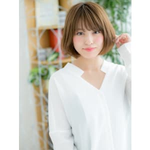 ベージュカラーでワンカールミニボブ - 髪質改善 完全完結型個室サロン people[  ] 勝どき 美容室NEW OPEN 12月1日【カミシツカイゼンカンゼンカンケツガタコシツサロン ピープルスペースカチドキ ビヨウシツ】掲載中