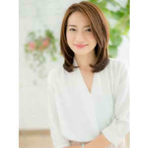 かきあげバング×ワンカールセミディ - 髪質改善 完全完結型個室サロン people[  ] 勝どき 美容室NEW OPEN 12月1日【カミシツカイゼンカンゼンカンケツガタコシツサロン ピープルスペースカチドキ ビヨウシツ】掲載中