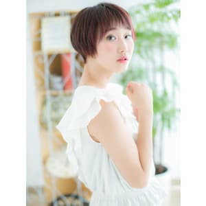 ピンクカラーで大人ガーリーマッシュヘア - 髪質改善 完全完結型個室サロン people[  ] 勝どき 美容室NEW OPEN 12月1日【カミシツカイゼンカンゼンカンケツガタコシツサロン ピープルスペースカチドキ ビヨウシツ】掲載中