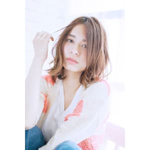 柔らかミディカール - 髪質改善 完全完結型個室サロン people[  ] 勝どき 美容室NEW OPEN 12月1日【カミシツカイゼンカンゼンカンケツガタコシツサロン ピープルスペースカチドキ ビヨウシツ】掲載中